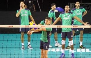 Superliga Masculina: imagens do treino do Cruzeiro desta sexta-feira, em S�o Paulo