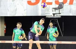 Superliga Masculina: imagens do treino do Cruzeiro desta sexta-feira, em S�o Paulo