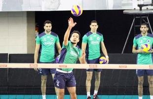 Superliga Masculina: imagens do treino do Cruzeiro desta sexta-feira, em S�o Paulo