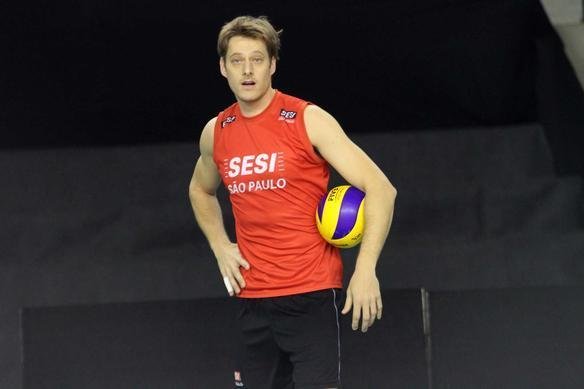 Superliga Masculina: imagens do treino do Sesi desta sexta-feira, em S�o Paulo  