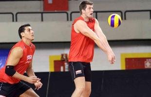 Superliga Masculina: imagens do treino do Sesi desta sexta-feira, em S�o Paulo  