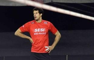 Superliga Masculina: imagens do treino do Sesi desta sexta-feira, em S�o Paulo  