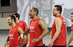 Superliga Masculina: imagens do treino do Sesi desta sexta-feira, em S�o Paulo  
