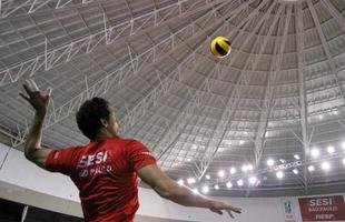 Superliga Masculina: imagens do treino do Sesi desta sexta-feira, em S�o Paulo  