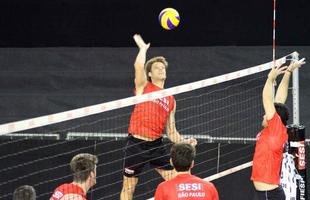 Superliga Masculina: imagens do treino do Sesi desta sexta-feira, em S�o Paulo  