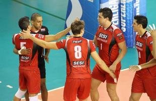 Fotos da partida entre Sesi e Cruzeiro 