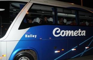 Delega��o do Chile foi escoltada pela pol�cia no trajeto entre Confins e Toca da Raposa II