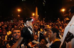 Torcedores do Atltico tomam a Praa Sete na comemorao do ttulo da Copa Libertadores da Amrica