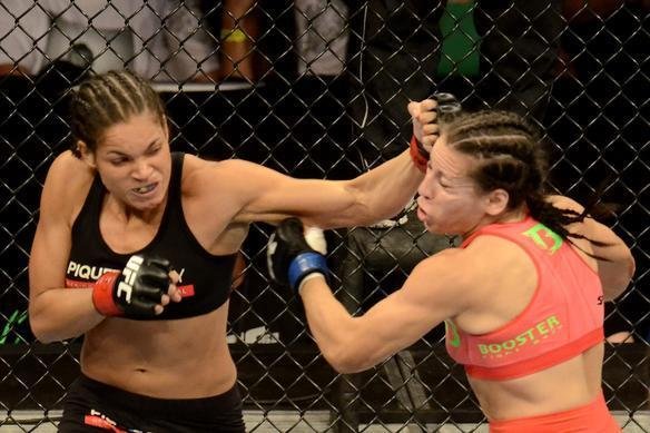 Brasileira Amanda Nunes fez hist�ria ao ser a primeira mulher do pa�s a vencer no UFC