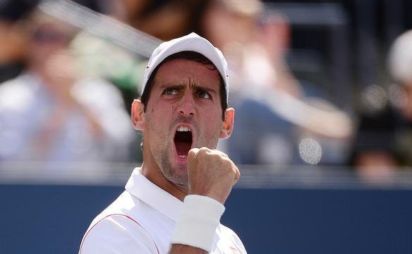 Imagens do duelo entre Novak Djokovic e Stanislas Wawrinka pela semifinal do Aberto dos Estados Unidos, neste sbado