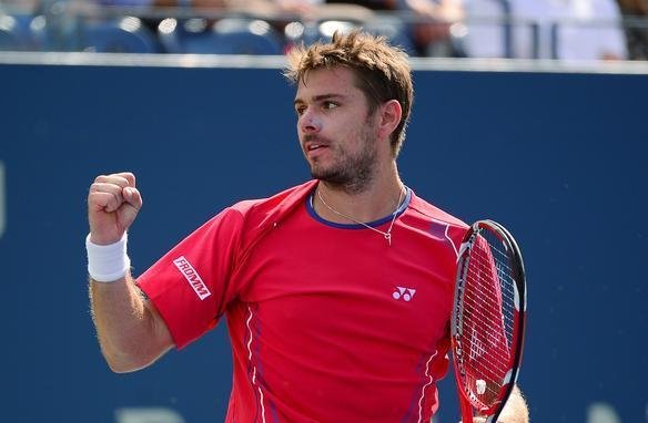 Imagens do duelo entre Novak Djokovic e Stanislas Wawrinka pela semifinal do Aberto dos Estados Unidos, neste sbado