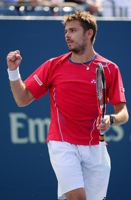 Imagens do duelo entre Novak Djokovic e Stanislas Wawrinka pela semifinal do Aberto dos Estados Unidos, neste sbado