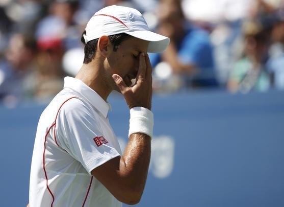 Imagens do duelo entre Novak Djokovic e Stanislas Wawrinka pela semifinal do Aberto dos Estados Unidos, neste sbado