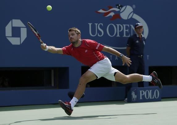 Imagens do duelo entre Novak Djokovic e Stanislas Wawrinka pela semifinal do Aberto dos Estados Unidos, neste sbado