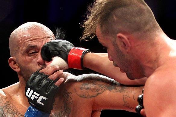 Fbio Maldonado, de bermuda vermelha, e Joey Beltran, de bermuda preta