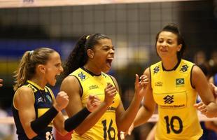 Brasil vence a Rssia de virada, por 3 sets a 1, e est perto do ttulo