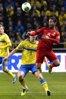 Galeria de imagens do duelo entre Sucia e Portugal na Friends Arena, em Estocolmo, pela repescagem da Copa do Mundo