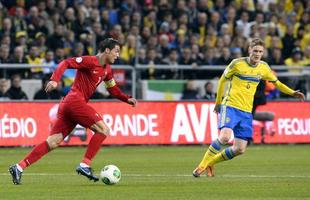 Galeria de imagens do duelo entre Sucia e Portugal na Friends Arena, em Estocolmo, pela repescagem da Copa do Mundo