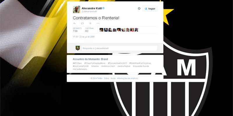 Conta de Alexandre Kalil foi criada em 17 de julho de 2009. Perfil na rede social fez sucesso e virou referncia durante os seis anos da era Kalil