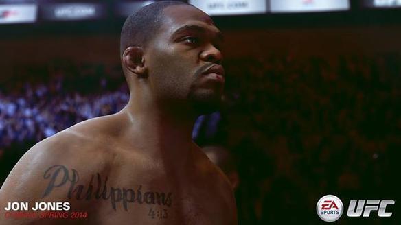 Imagens do novo game do UFC, produzido pela EA Sports - Jon Jones
