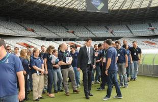 Inspeo da Fifa e do COL no Mineiro comeou na manh desta tera-feira. O procedimento faz parte de uma srie de visitas operacionais pelos palcos da Copa do Mundo de 2014. 