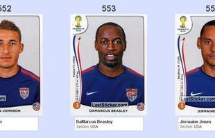 Todas as figurinhas do lbum da Copa do Mundo - Fabian Johnson, DaMarcus Beasley e Jermaine Jones