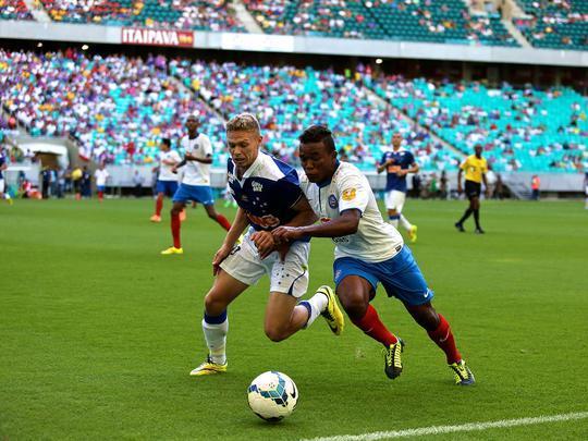 Imagens do jogo entre Bahia e Cruzeiro, pelo Campeonato Brasileiro, na Arena Fonte Nova