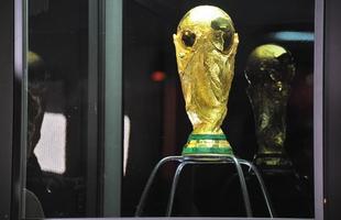 Taa da Copa do Mundo da Fifa, criada em 1974, esteve pela primeira vez em Belo Horizonte
