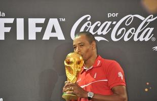 Imagens da taa da Copa do Mundo da Fifa em Belo Horizonte