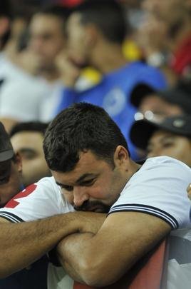 Imagens da torcida cruzeirense na deciso contra o San Lorenzo, no Mineiro