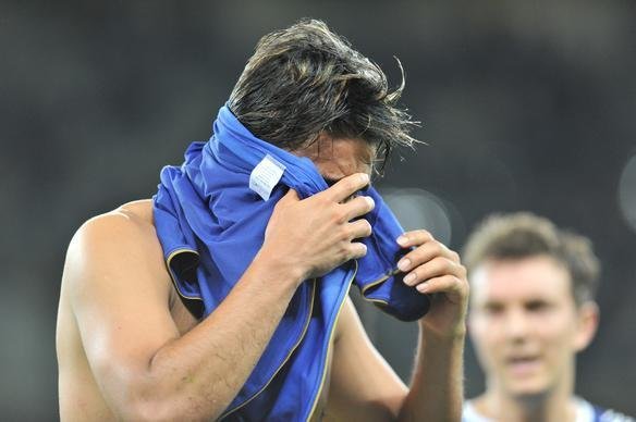 A tristeza dos cruzeirenses com a eliminao na Copa Libertadores