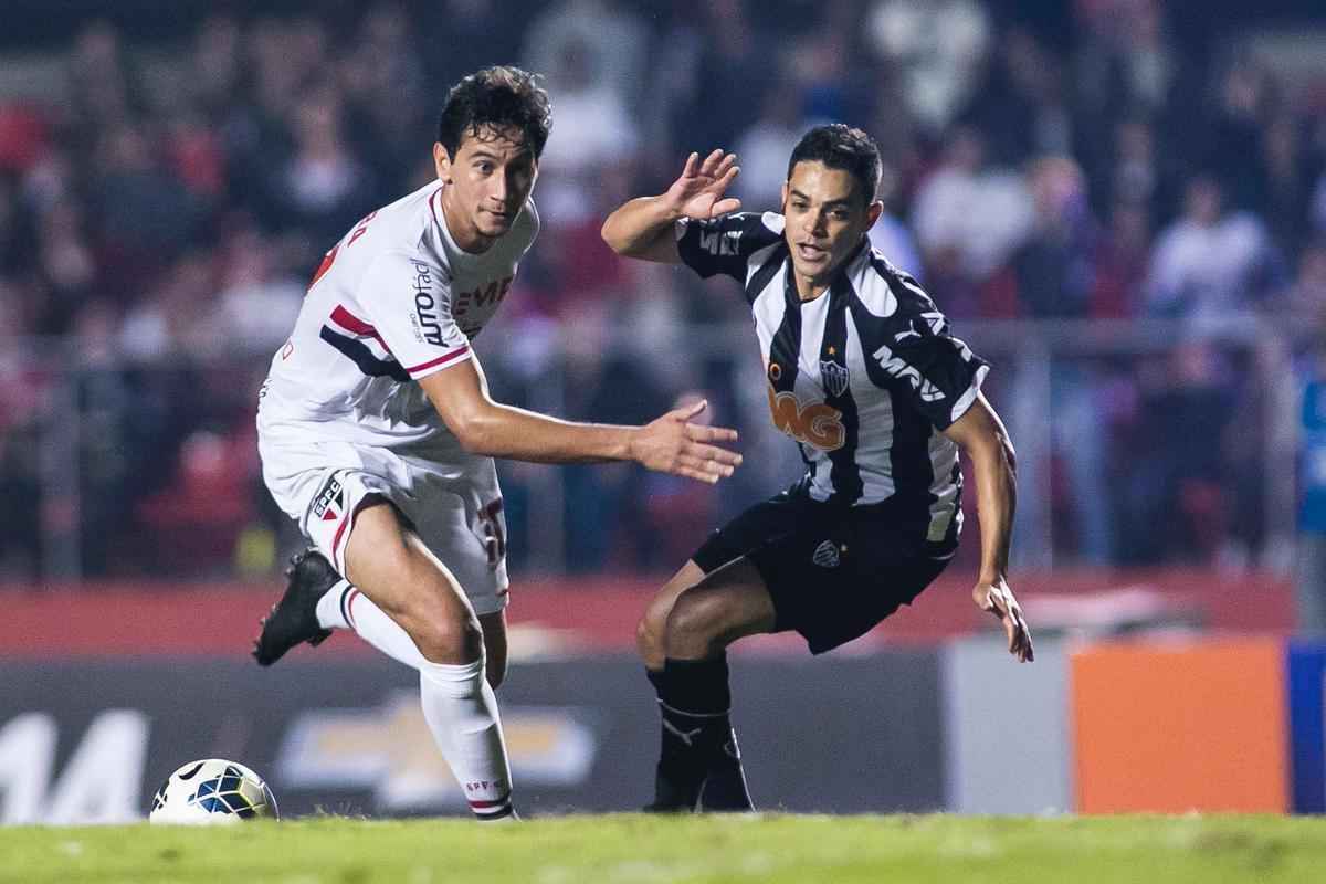 Fotos do jogo entre So Paulo e Atltico, no Morumbi, pela 9 rodada do Brasileiro