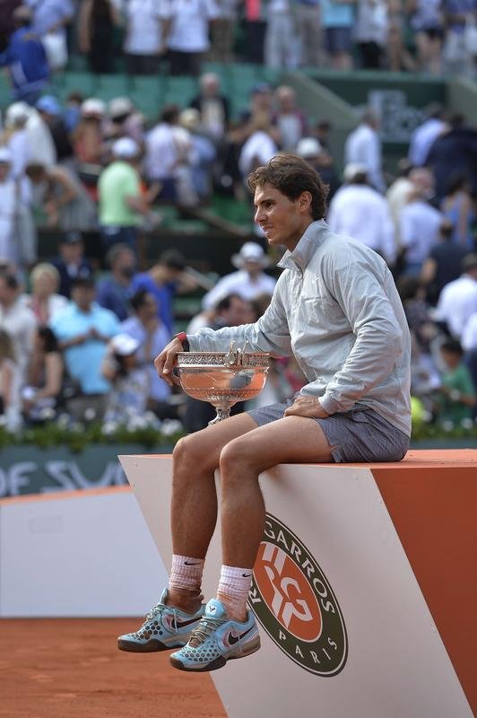 Imagens da final entre Rafael Nadal e Novak Djokovic. Espanhol vence por 3 sets a 1