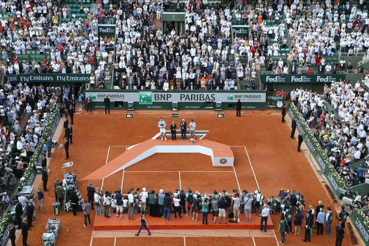 Imagens da final entre Rafael Nadal e Novak Djokovic. Espanhol vence por 3 sets a 1