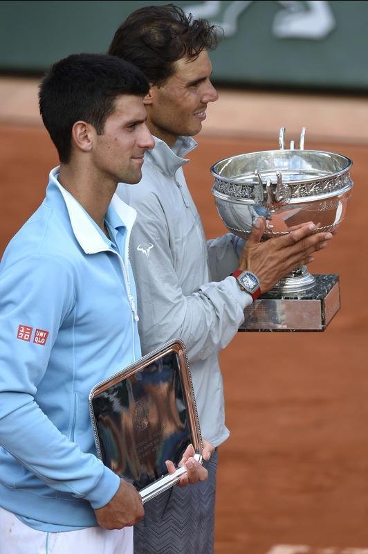 Imagens da final entre Rafael Nadal e Novak Djokovic. Espanhol vence por 3 sets a 1