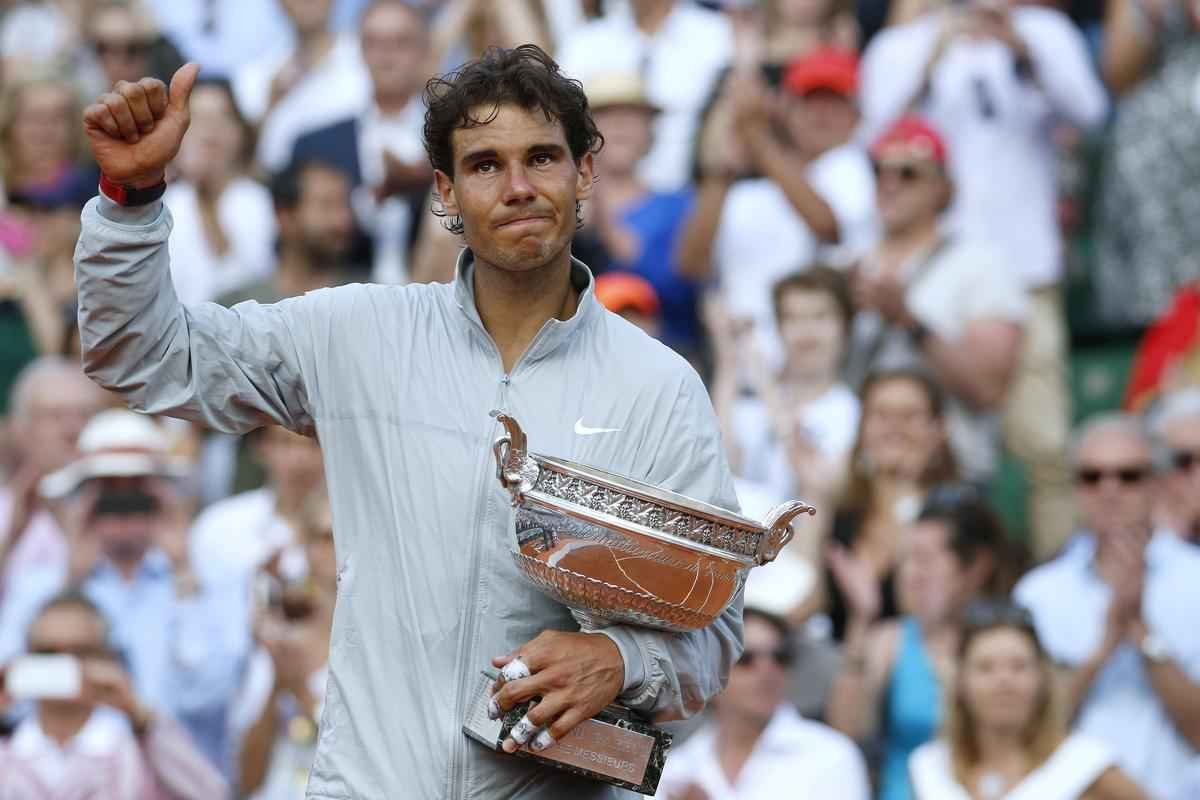 Imagens da final entre Rafael Nadal e Novak Djokovic. Espanhol vence por 3 sets a 1