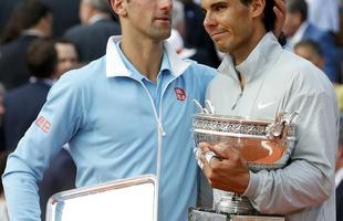 Imagens da final entre Rafael Nadal e Novak Djokovic. Espanhol vence por 3 sets a 1