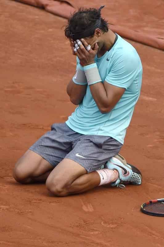 Imagens da final entre Rafael Nadal e Novak Djokovic. Espanhol vence por 3 sets a 1