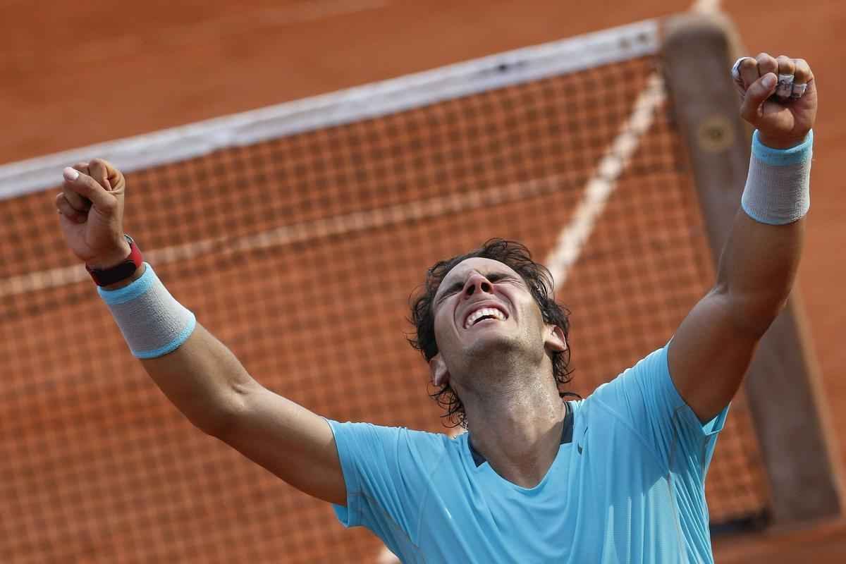 Imagens da final entre Rafael Nadal e Novak Djokovic. Espanhol vence por 3 sets a 1