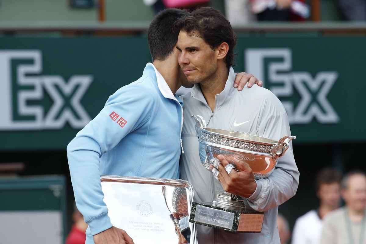 Imagens da final entre Rafael Nadal e Novak Djokovic. Espanhol vence por 3 sets a 1