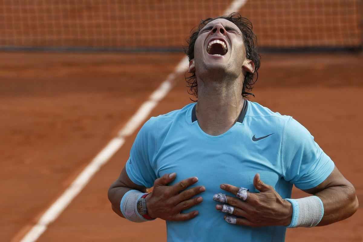 Imagens da final entre Rafael Nadal e Novak Djokovic. Espanhol vence por 3 sets a 1