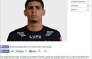 O Jogo: 'Matheus praticamente garantido'