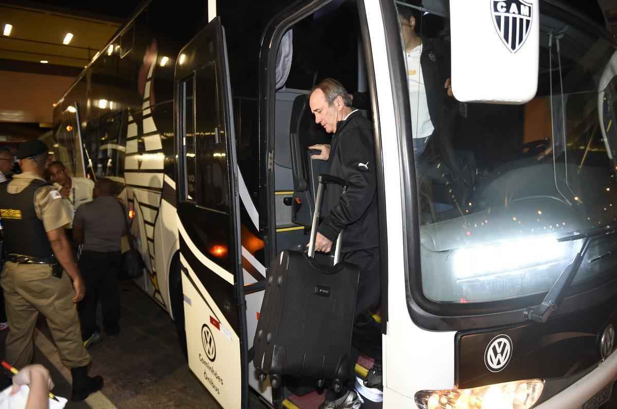Jogadores do Atltico embarcaram nesta segunda-feira para uma intertemporada na China