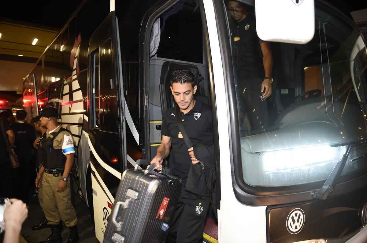 Jogadores do Atltico embarcaram nesta segunda-feira para uma intertemporada na China
