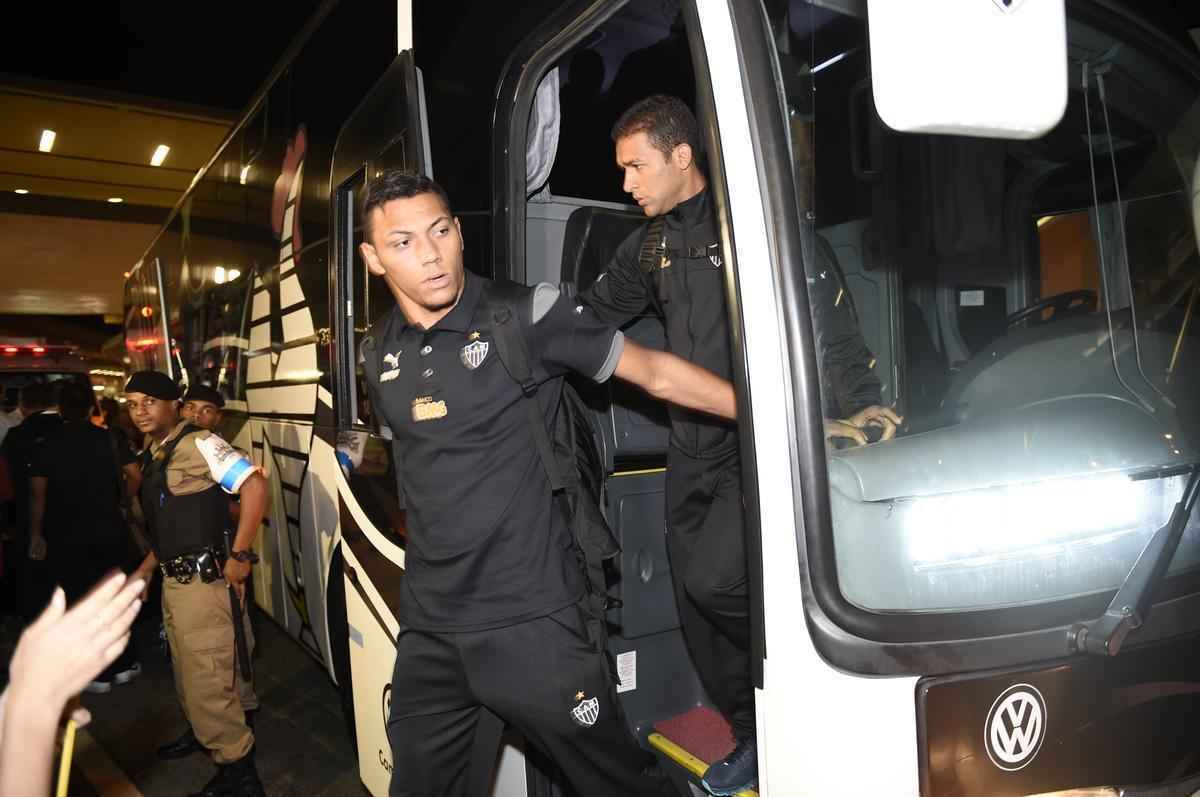 Jogadores do Atltico embarcaram nesta segunda-feira para uma intertemporada na China