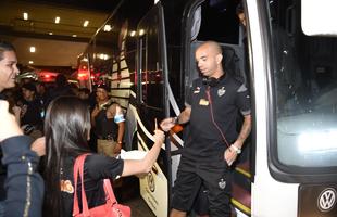 Jogadores do Atltico embarcaram nesta segunda-feira para uma intertemporada na China