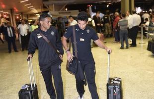Jogadores do Atltico embarcaram nesta segunda-feira para uma intertemporada na China