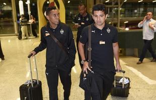 Jogadores do Atltico embarcaram nesta segunda-feira para uma intertemporada na China