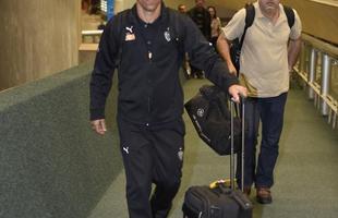 Jogadores do Atltico embarcaram nesta segunda-feira para uma intertemporada na China