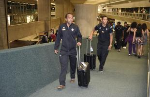 Jogadores do Atltico embarcaram nesta segunda-feira para uma intertemporada na China